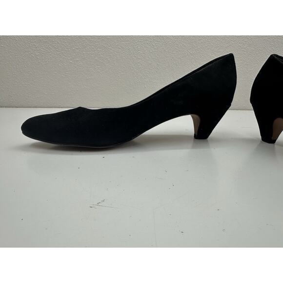 Easy Spirit Womens Heels Size Unknown Black Suede Low Heel - Picture 9 of 12